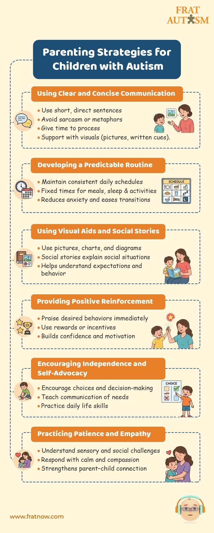 Parenting Strategies for Children with Autism  - Autism Infographics