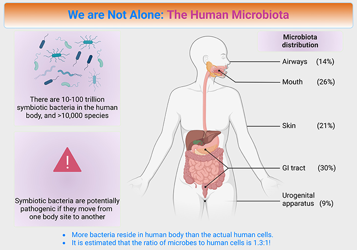 We are not Alone - The Human Microbiot