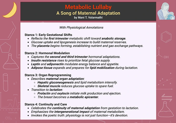 Metabolic Lullaby - A Song of Maternal Adaptation