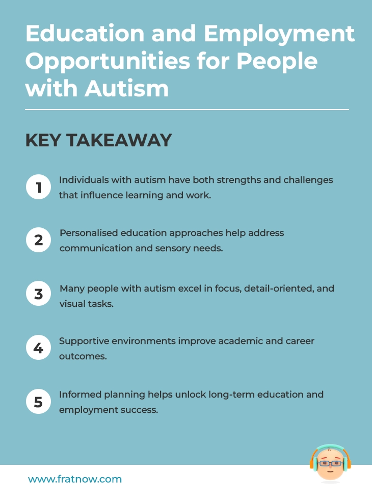 Key Takeaways of Education and Employment Opportunities for People with Autism
