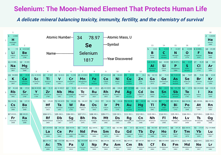 Selenium The Moon-Named Element That Protects Human Life