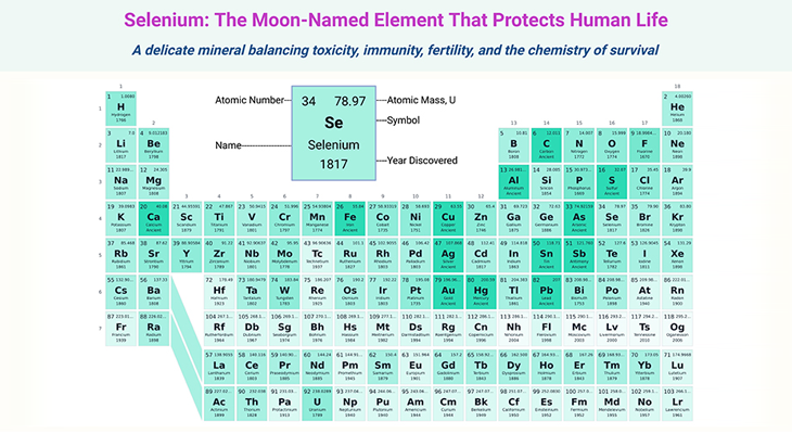 Selenium The Moon-Named Element That Protects Human Life