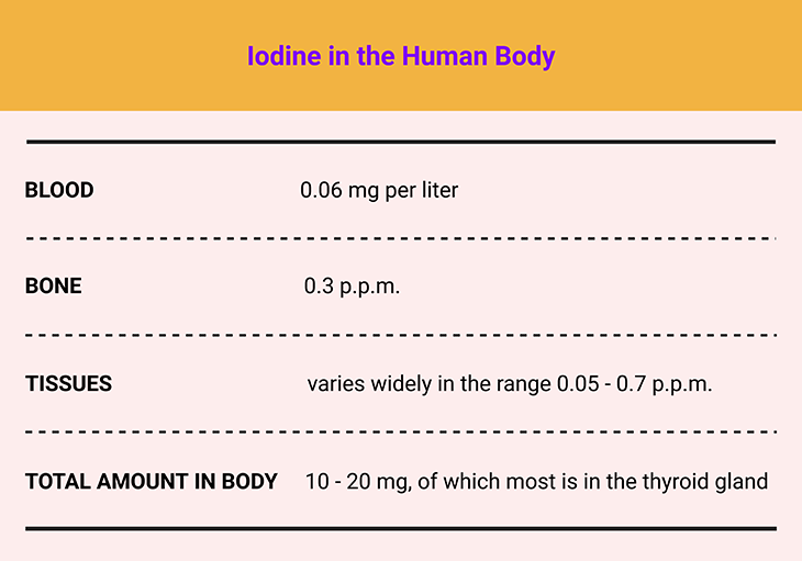 Iodine in the Human Body