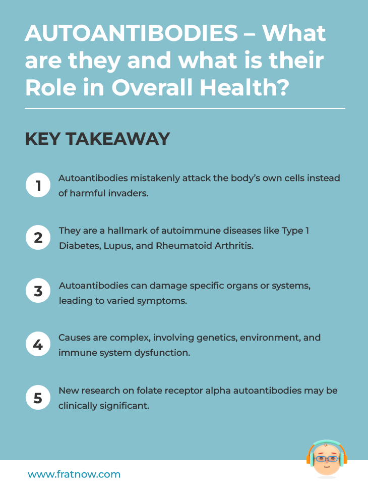 Key Takeaways of AUTOANTIBODIES – What are they and what is their Role in Overall Health - Autism Infographics